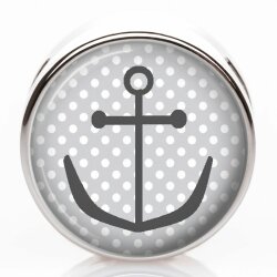 Slider bead anchor grey pointed