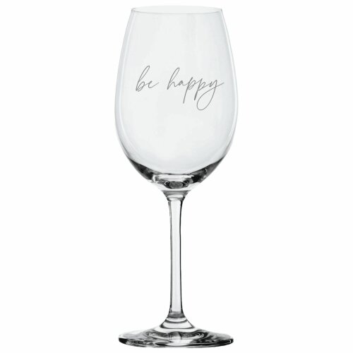 Weinglas Leonardo - be happy