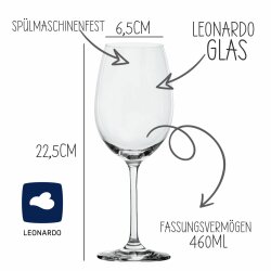 Weinglas Leonardo - Glück ist eine Oma wie dich zu haben